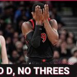 Toronto Raptors defense perks up, but threes don't fall in tough 105-96 loss to Boston Celtics