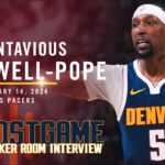 Kentavious Caldwell-Pope Locker Room Interview vs. Pacers 🎙