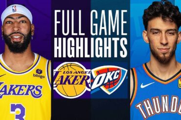LA Lakers vs OKC Thunder Full Game Highlights | Jan 15 | NBA Regular Season 2023