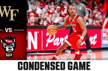Wake Forest vs. NC State Condensed Game | 2023-24 ACC Men’s Basketball
