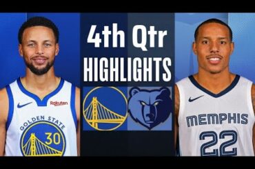 Golden State Warriors vs. Memphis Grizzlies 4th Qtr Full Highlights | Jan. 15 | NBA Highlights 2024