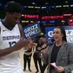 Jaren Jackson Jr Walk Off Interview | Warriors vs. Grizzlies