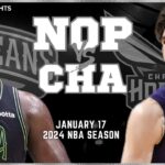 New Orleans Pelicans vs Charlotte Hornets Full Game Highlights | Jan 17 | 2024 NBA Season
