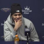 Jordan Hawkins on franchise record in three pointers | Pelicans vs Hornets Postgame 1/17/24