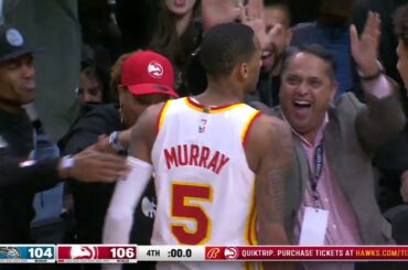 Dejounte Murray Hits INSANE Game-Winner #TissotBuzzerBeater | January 17, 2024