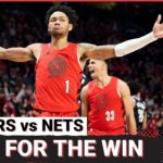 Anfernee Simons Delivers a Game Winner as the Portland Trail Blazers Take Down the Brooklyn Nets