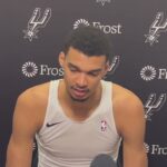 Victor Wembanyama Jan. 15 postgame | San Antonio Spurs lose to Atlanta Hawks 109-99