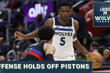 Minnesota Timberwolves use their offense to put away the Detroit Pistons, extend winning streak