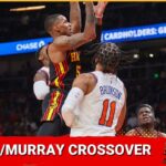 Dejounte Murray crossover Atlanta Hawks trade rumors discussion with Locked on New York Knicks