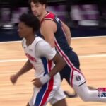 Ausar Thompson Shots & Stocks Detroit Pistons at Washington Wizards - January 15, 2024