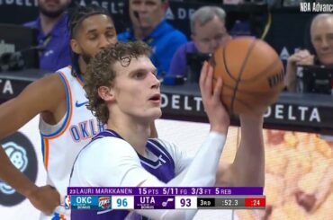 Lauri Markkanen vs. Thunder | Play-By-Play Highlights | 2024-1-18