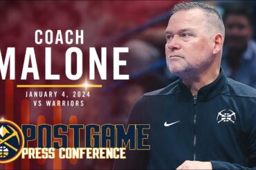 Coach Malone Full Post Game Press Conference vs. Warriors 🎙