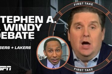 Stephen A. CALLS OUT Tobias Harris, Windy says D'Angelo Russell has 'COME BACK TO LIFE' | First Take