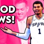 Spurs Owner SPEAKS OUT On Wembanyama Leaving! Also, scouting Zacchaire Risacher!