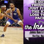 Six Quick Thoughts: Just Five On the Sacramento Kings Loss to the Pacers