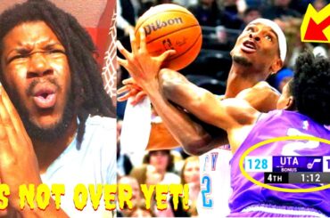 JAZZ VS THUNDER REACTION 2024 OKLAHOMA CITY THUNDER VS UTAH JAZZ HIGHLIGHTS REACTION 2024