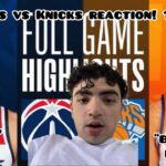 BRUNSON WENT CRAZY! Washington Wizards vs New York Knicks - Full Game Highlights | REACTION