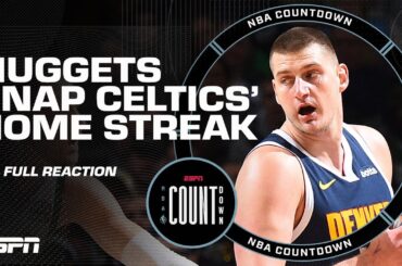 NBA Countdown reacts to Celtics’ loss vs. Nuggets: Sign me up for 7 games of that in the Finals 👀