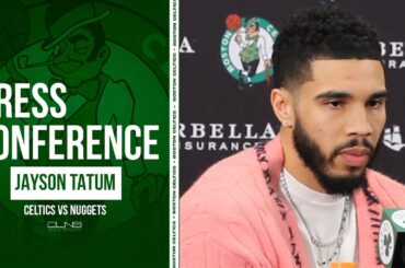 Jayson Tatum on His MISSED Final Shot in Celtics Loss vs Nuggets | Postgame Interview