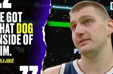 Nikola Jokić on Jamal Murray's 35-Point Game & Snapping Celtics Home Win Streak
