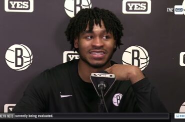 Cam Thomas talks about his scoring abilities after dropping 33 points vs. Lakers