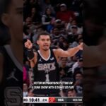 This is what happens when you pass Wemby the ball!👀