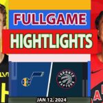 Utah Jazz vs Toronto Raptors halftime Qtr JAN 12, 2024 Highlights | NBA Season