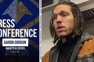 Aaron Gordon: Nuggets wanted to foul Celtics on final play | Postgame Interview 1/19/24