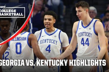 Georgia Bulldogs vs. Kentucky Wildcats | Full Game Highlights | ESPN College Basketball