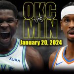 Oklahoma City Thunder vs Minnesota Timberwolves Full Game Highlights - January 20 | 2023 NBA Season