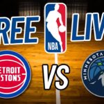 FREE NBA Live | Minnesota Timberwolves vs Detroit Pistons