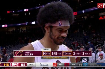 Jarrett Allen talks about the motivation behind the Cavaliers NBA long seven game winning streak