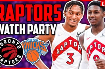 Raptors vs Knicks LIVE Watch Along | Barrett And Quickley RETURN To new York