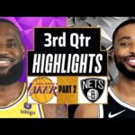 Los Angeles Lakers vs Brooklyn Nets 3rd QTR - PART 2 Highlights | Jan 19| 2024 NBA Regular Season
