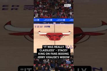 Bulls announcer Stacey King expresses his disgust with fans booing Jerry Krause’s wife #NBA #Bulls