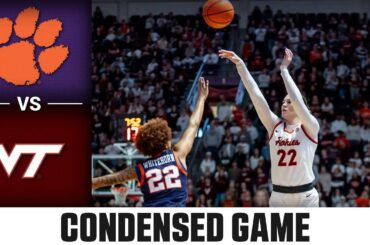 Clemson vs. Virginia Tech Condensed Game | 2023-24 ACC Women’s Basketball