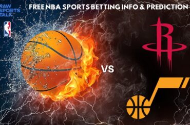 Houston Rockets VS Utah Jazz : NBA Betting Info For 1/20/24