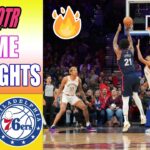 San Antonio Spurs vs Philadelphia 76ers Game Highlights 1st QTR Jan 22, 2024 | NBA Highlights 2024