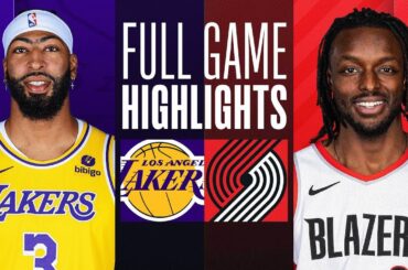 LA Lakers vs Trail Blazers Full Game Highlights | Jan 21 | NBA Regular Season 2024