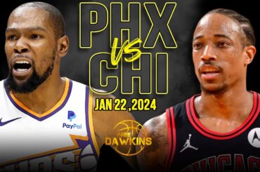 Phoenix Suns vs Chicago Bulls Full Game Highlights | January 22, 2024 | FreeDawkins