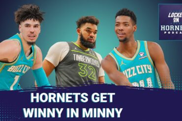 The Charlotte Hornets win DESPITE KAT going for 60+!!! I LOVE LEAKY!!!