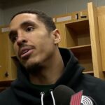 Malcolm Brogdon Postgame Interview | Portland Trail Blazers 109, Oklahoma City Thunder 111