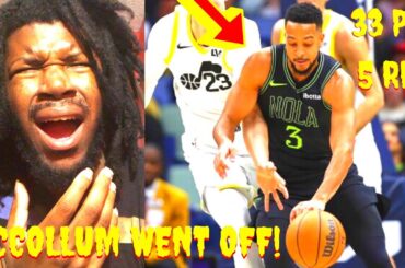 JAZZ VS PELICANS REACTION 2024 NEW ORLEANS PELICANS VS UTAH JAZZ HIGHLIGHTS REACTION 2024