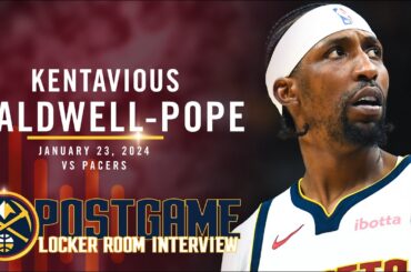 Kentavious Caldwell-Pope Post Game Locker Room Interview vs. Pacers 🎙