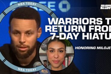 Steph Curry: Warriors to 'carry the spirit' of Dejan Milojević in return to the court | NBA Today