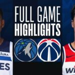 TIMBERWOLVES at WIZARDS | FULL GAME HIGHLIGHTS | January 24, 2024