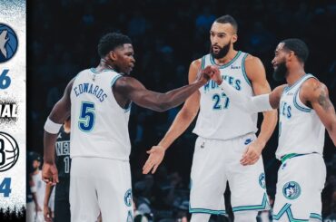 Minnesota Timberwolves Defeat Brooklyn Nets, 96-94 | 01.25.24