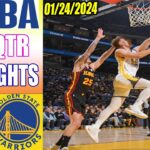Golden State Warriors vs Atlanta HawksGame Highlights 2nd QTR Jan 24, 2024 | NBA Highlights 2024