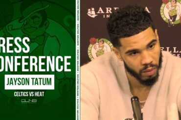 Jayson Tatum REACTS to Celtics Blowing Out Heat | Postgame Interview