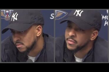 CJ McCollum on having a career year with the New Orleans Pelicans!!